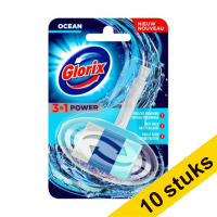 Glorix 3-in-1 Power Ocean toilet block, 40g (10-pack)