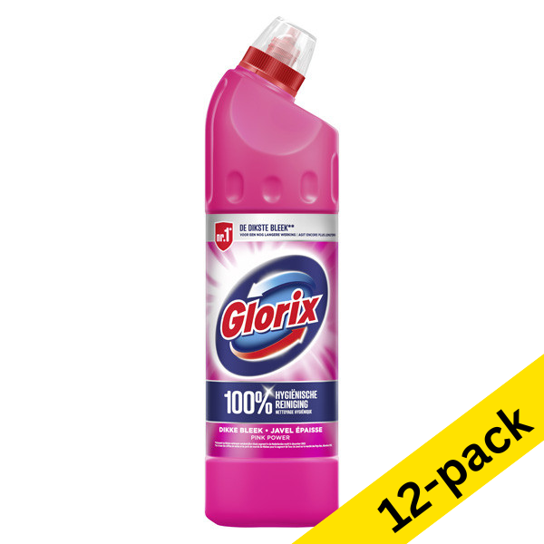 Glorix Pink Flower bleach, 750ml (12-pack)  SGL00030 - 1