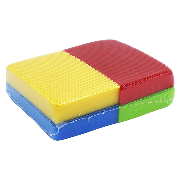 HACCP green/yellow/blue/red sponge (4-pack)  SDR00529 - 1