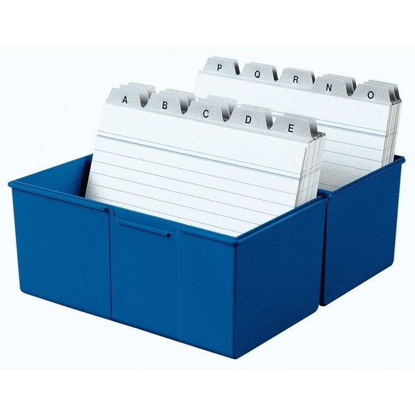 HAN A6 blue index card box HA-976-14 218036 - 1