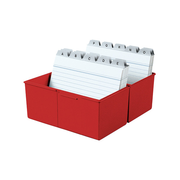 HAN A6 red index card box HA-976-17 218038 - 1