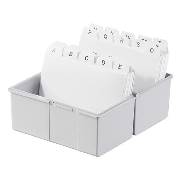 HAN A7 light grey index card box HA-977-11 218040 - 3