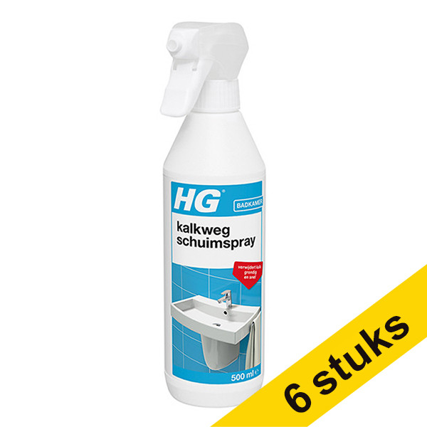 HG limescale foam spray, 500ml (6-pack)  SHG00358 - 1