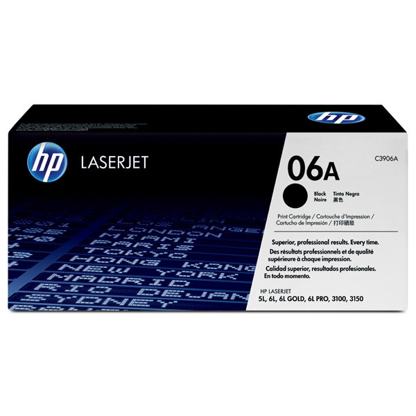 HP 06A (C3906A) black toner (original HP) C3906A 032082 - 1