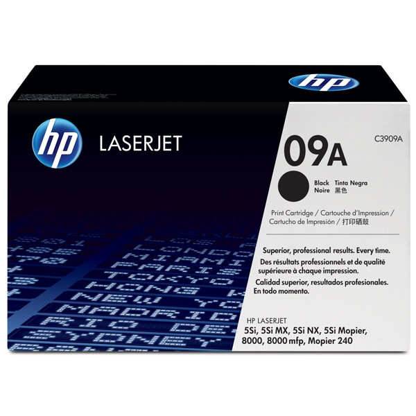 HP 09A (C3909A) black toner (original HP) C3909A 032092 - 1