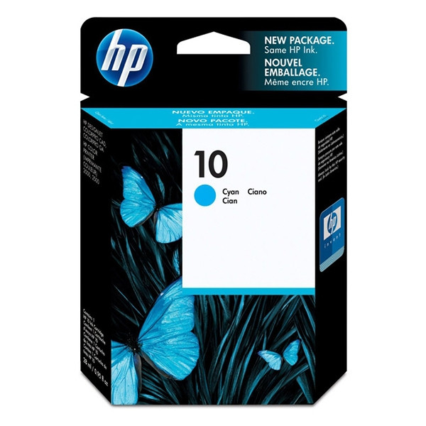 HP 10 (C4841A/AE) cyan ink cartridge (original HP) C4841AE 030280 - 1