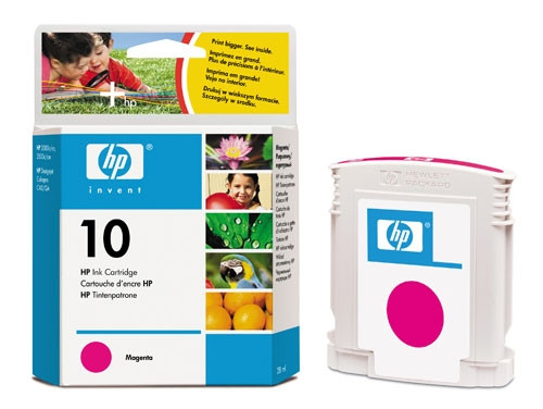 HP 10 (C4843A/AE) magenta ink cartridge (original HP) C4843AE 030300 - 1