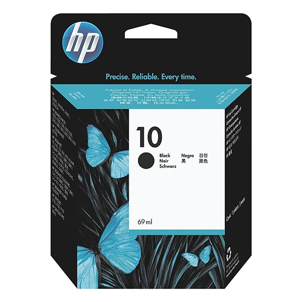 HP 10 (C4844A/AE) black ink cartridge (original HP) C4844AE 030270 - 1