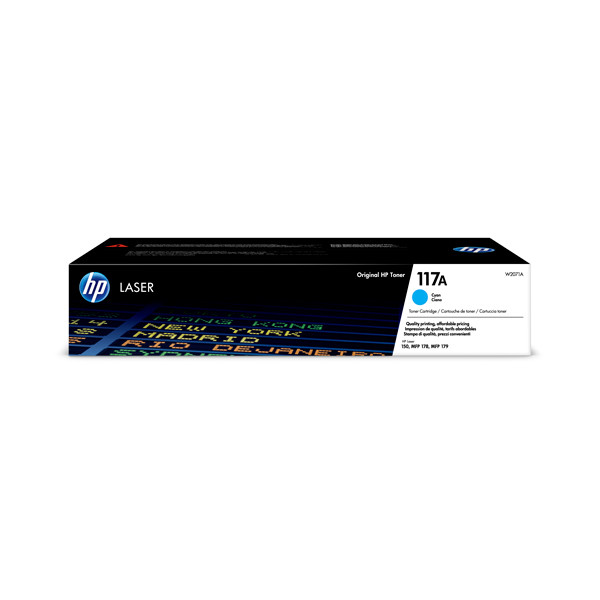 HP 117A (W2071A) cyan toner (original HP) W2071A 055458 - 1