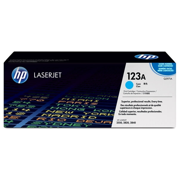 HP 123A (Q3971A) cyan toner (original HP) Q3971A 039470 - 1