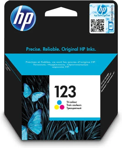 HP 123 (F6V17AE) black ink cartridge (original HP) F6V17AE 044462 - 1