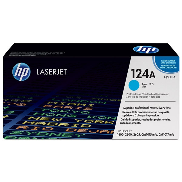 HP 124A (Q6001A) cyan toner (original HP) Q6001A 039545 - 1