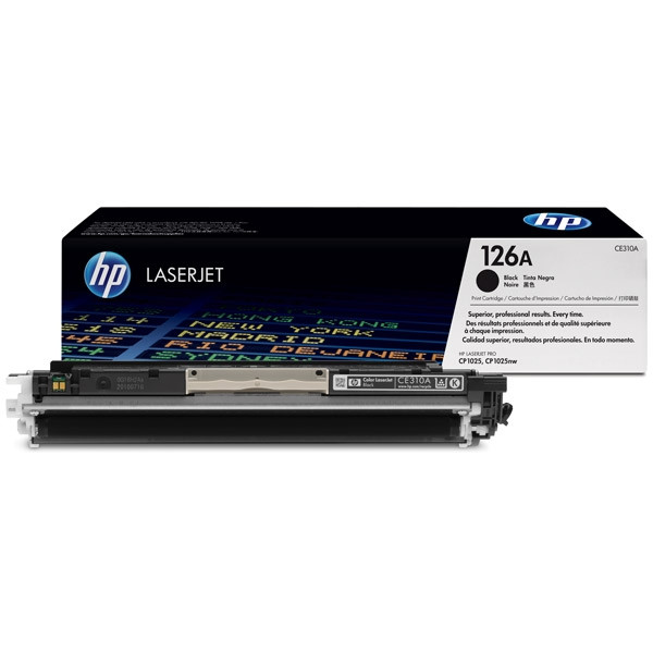 HP 126A (CE310A) black toner (original HP) CE310A 054000 - 1