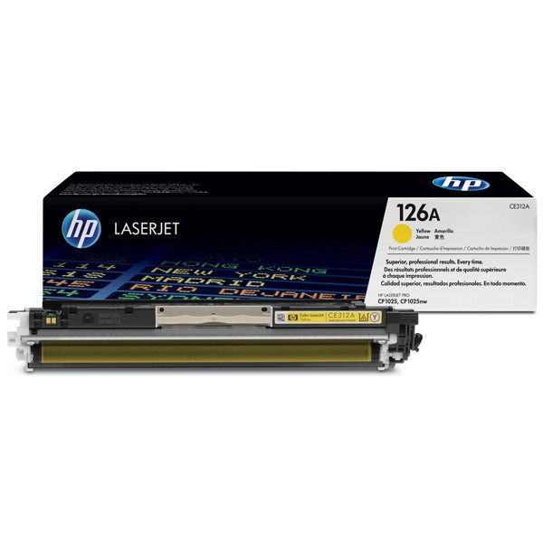 HP 126A (CE312A) yellow toner (original HP) CE312A 054004 - 1