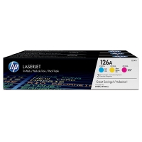 HP 126A (CF341A) C/M/Y toner 3-pack (original HP) CF341A 054094