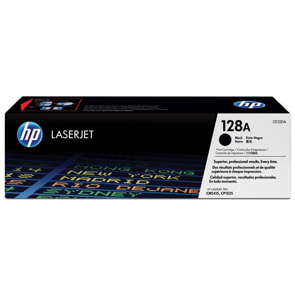 HP 128A (CE320A) black toner (original HP) CE320A 054010 - 1