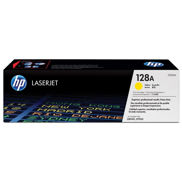 HP 128A (CE322A) yellow toner (original HP) CE322A 054014 - 1