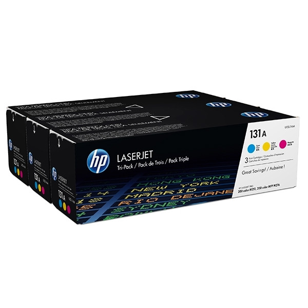 HP 131A (U0SL1AM) C/M/Y toner 3-pack (original HP) U0SL1AM 054810 - 1