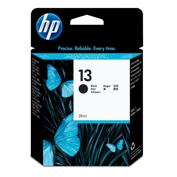 HP 13 (C4814AE) black ink cartridge (original HP) C4814AE 030875 - 1