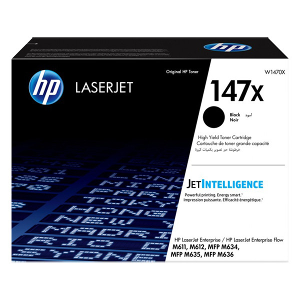 HP 147X (W1470X) high capacity black toner (original HP) W1470X 093072 - 1