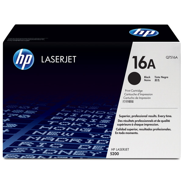 HP 16A (Q7516A) black toner (original HP) Q7516A 039660 - 1