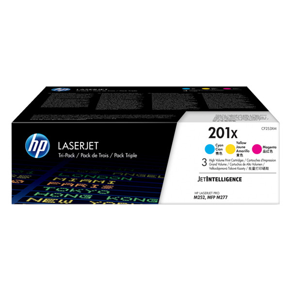 HP 201X (CF253XM) C/M/Y toner 3-pack (original HP) CF253XM 054267 - 1