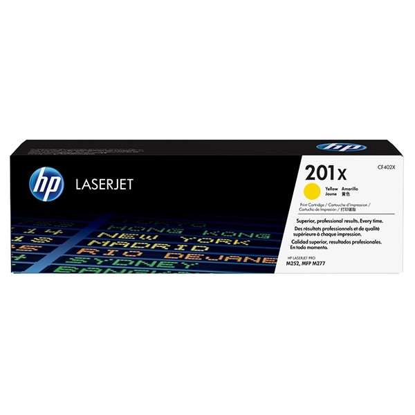 HP 201X (CF402X) high capacity yellow toner (original HP) CF402X 054864 - 1