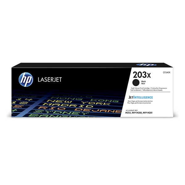 HP 203X (CF540X) high capacity black toner (original HP) CF540X 055210 - 1