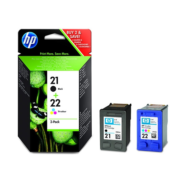 HP 21/22 (SD367AE) cartridge 2-pack (original HP) SD367AE 044170 - 1