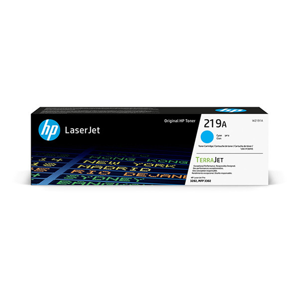 HP 219A (W2191A) cyan toner (original HP) W2191A 093336 - 1