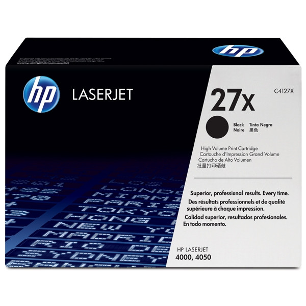 HP 27X (C4127X) high capacity black toner (original HP) C4127X 032122 - 1