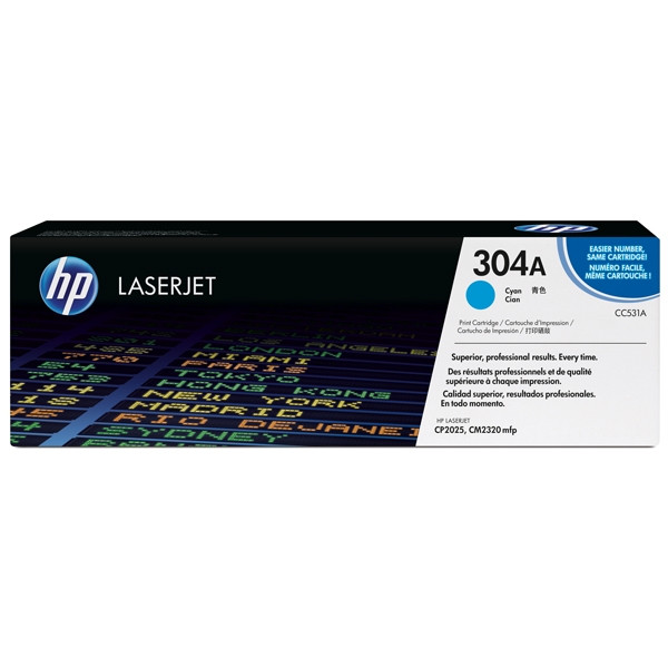 HP 304A (CC531A) cyan toner (original HP) CC531A 039824 - 1