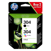 HP 304 (3JB05AE) black and colour cartridge 2-pack (original HP)