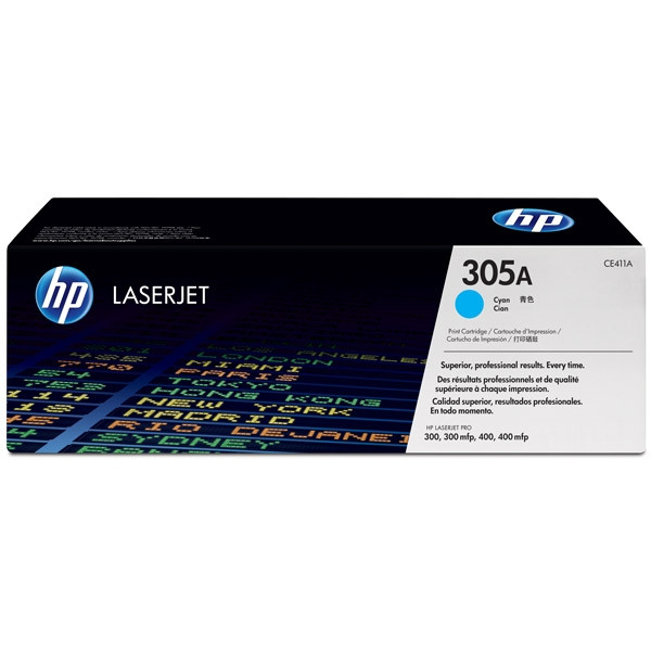 HP 305A (CE411A) cyan toner (original HP) CE411A 054060 - 1