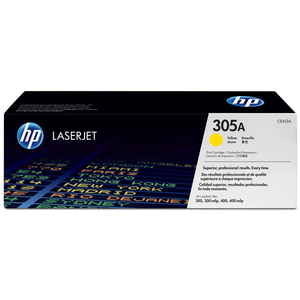 HP 305A (CE412A) yellow toner (original HP) CE412A 054062 - 1