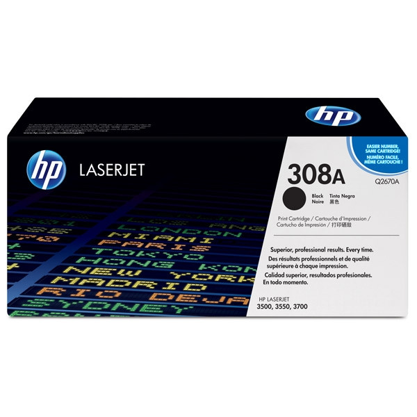 HP 308A (Q2670A) black toner (original HP) Q2670A 039310 - 1