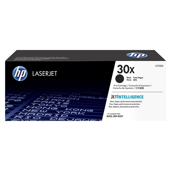 HP 30X (CF230X) high capacity black toner (original HP) CF230X 055122 - 1