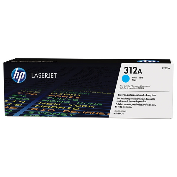 HP 312A (CF381A) cyan toner (original HP) CF381A 054786 - 1