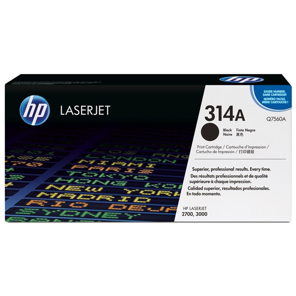 HP 314A (Q7560A) black toner (original HP) Q7560A 039560 - 1