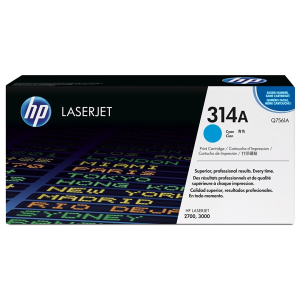 HP 314A (Q7561A) cyan toner (original HP) Q7561A 039565 - 1