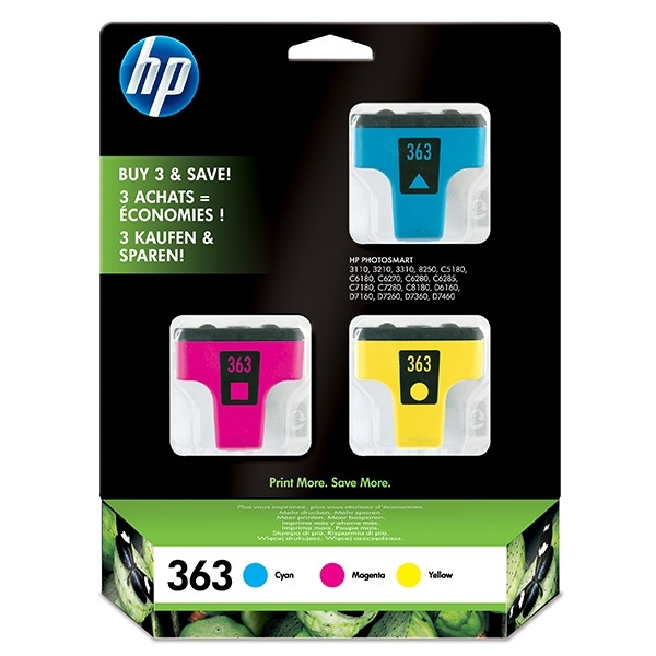 HP 363 (CB333EE) cartridge 3-pack (original HP) CB333EE 044440 - 1