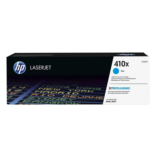 HP 410X (CF411X) high capacity cyan toner (original HP) CF411X 054890 - 1