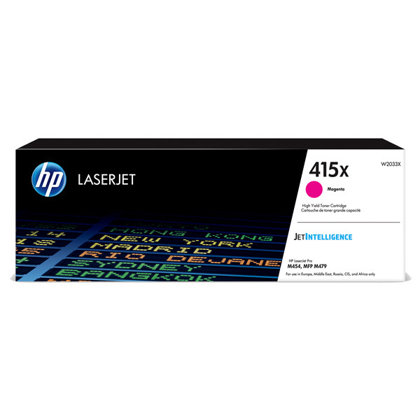 HP 415X (W2033X) high capacity magenta toner (original HP) W2033X 055448 - 1