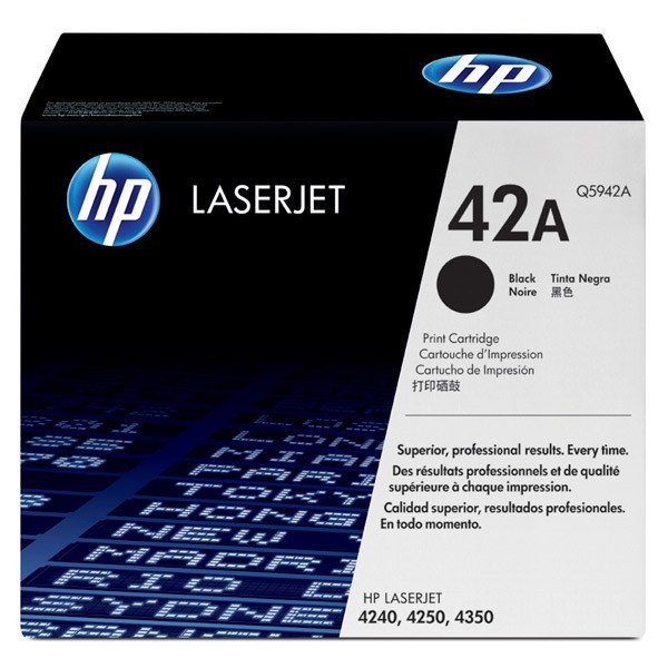 HP 42A (Q5942A) black toner (original HP) Q5942A 039515 - 1