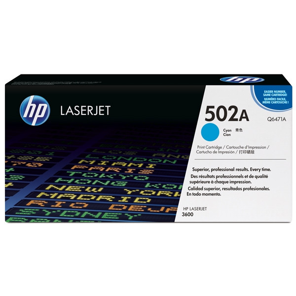 HP 502A (Q6471A) cyan toner (original HP) Q6471A 039585 - 1