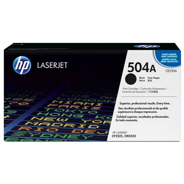 HP 504A (CE250A) black toner (original HP) CE250A 039830 - 1