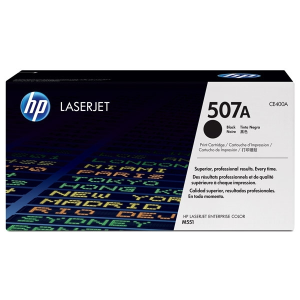 HP 507A (CE400A) black toner (original HP) CE400A 054038 - 1