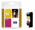 HP 50 (51650ME) magenta ink cartridge (original HP) 51650ME 030370 - 1