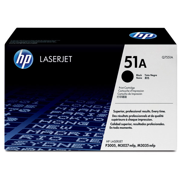 HP 51A (Q7551A) black toner (original HP) Q7551A 039720 - 1