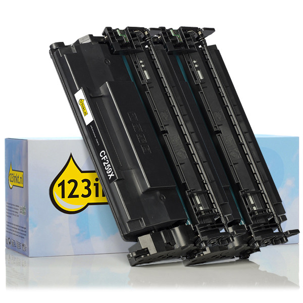 HP 59X (CF259X) high capacity black toner 2-pack (123ink version)  160705 - 1